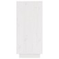 vidaXL Aparador 2 uds madera maciza de pino blanco 31,5x34x75 cm vidaXL Aparador 2 uds madera maciza de pino blanco 31,5x34x75 cm