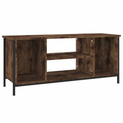 vidaXL Mueble para TV madera contrachapada roble ahumado 102x35x45 cm