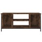 vidaXL Mueble para TV madera contrachapada roble ahumado 102x35x45 cm