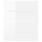 vidaXL Mueble de lavabo madera ingeniería blanco brillo 41x38,5x48 cm vidaXL Mueble de lavabo madera ingeniería blanco brillo 41x38,5x48 cm