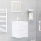 vidaXL Mueble de lavabo madera ingeniería blanco brillo 41x38,5x48 cm vidaXL Mueble de lavabo madera ingeniería blanco brillo 41x38,5x48 cm