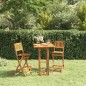 vidaXL Mesa alta de terraza madera maciza de acacia 75x75x110 cm vidaXL Mesa alta de terraza madera maciza de acacia 75x75x110 cm