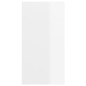 vidaXL Mueble TV pared madera contrachapada blanco brillo 37x37x72 cm vidaXL Mueble TV pared madera contrachapada blanco brillo 37x37x72 cm