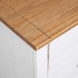 vidaXL Aparador de madera maciza pino estilo Panamá blanco 46x40x89 cm vidaXL Aparador de madera maciza pino estilo Panamá blanco 46x40x89 cm