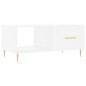 vidaXL Mesa de centro madera contrachapada blanco 90x50x40 cm vidaXL Mesa de centro madera contrachapada blanco 90x50x40 cm