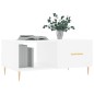 vidaXL Mesa de centro madera contrachapada blanco 90x50x40 cm vidaXL Mesa de centro madera contrachapada blanco 90x50x40 cm
