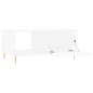 vidaXL Mesa de centro madera contrachapada blanco 90x50x40 cm vidaXL Mesa de centro madera contrachapada blanco 90x50x40 cm