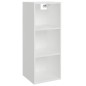vidaXL Armario de pared madera contrachapada blanco 34,5x32,5x90 cm vidaXL Armario de pared madera contrachapada blanco 34,5x32,5x90 cm