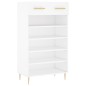 vidaXL Zapatero madera de ingeniería blanco 60x35x105 cm vidaXL Zapatero madera de ingeniería blanco 60x35x105 cm