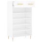 vidaXL Zapatero madera de ingeniería blanco 60x35x105 cm vidaXL Zapatero madera de ingeniería blanco 60x35x105 cm