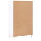 vidaXL Zapatero madera de ingeniería blanco 60x35x105 cm vidaXL Zapatero madera de ingeniería blanco 60x35x105 cm