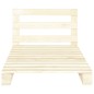 vidaXL Estructura de cama de palés madera maciza de pino 90x200 cm vidaXL Estructura de cama de palés madera maciza de pino 90x200 cm