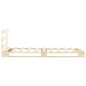 vidaXL Estructura de cama de palés madera maciza de pino 90x200 cm vidaXL Estructura de cama de palés madera maciza de pino 90x200 cm