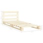 vidaXL Estructura de cama de palés madera maciza de pino 90x200 cm vidaXL Estructura de cama de palés madera maciza de pino 90x200 cm