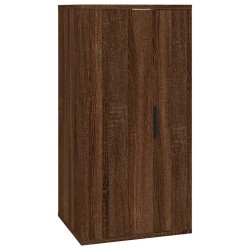 vidaXL Mueble para TV de pared roble marrón 40x34,5x80 cm