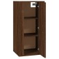 vidaXL Mueble para TV de pared roble marrón 40x34,5x80 cm