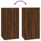 vidaXL Mueble para TV de pared roble marrón 40x34,5x80 cm
