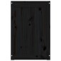 vidaXL Baúl para la colada madera maciza de pino negro 44x44x66 cm vidaXL Baúl para la colada madera maciza de pino negro 44x44x66 cm