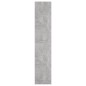vidaXL Armario de boticario contrachapada gris hormigón 30x42,5x150 cm