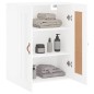vidaXL Armario de pared madera de ingeniería blanco 69,5x34x90 cm vidaXL Armario de pared madera de ingeniería blanco 69,5x34x90 cm