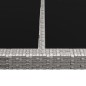 vidaXL Mesa de comedor de jardín ratán sintético gris 200x150x74 cm vidaXL Mesa de comedor de jardín ratán sintético gris 200x150x74 cm