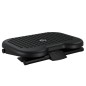 vidaXL Reposapiés negro 46x34,5x11 cm vidaXL Reposapiés negro 46x34,5x11 cm