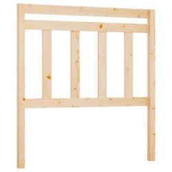 vidaXL Cabecero de cama madera maciza de pino 96x4x100 cm