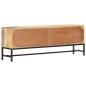 vidaXL Mueble para TV de madera maciza de mango 140x30x50 cm