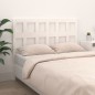 vidaXL Cabecero de cama madera maciza de pino blanco 165,5x4x100 cm