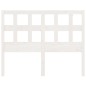 vidaXL Cabecero de cama madera maciza de pino blanco 165,5x4x100 cm