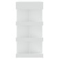 vidaXL Mesa bar estante almacenaje contrachapada blanco 100x50x101,5cm vidaXL Mesa bar estante almacenaje contrachapada blanco 100x50x101,5cm
