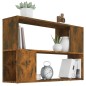 vidaXL Estantería madera contrachapada color roble ahumado 100x24x63cm