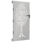 vidaXL Puerta de jardín acero corten diseño árbol 85x175 cm vidaXL Puerta de jardín acero corten diseño árbol 85x175 cm
