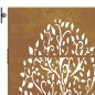 vidaXL Puerta de jardín acero corten diseño árbol 85x175 cm vidaXL Puerta de jardín acero corten diseño árbol 85x175 cm