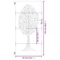 vidaXL Puerta de jardín acero corten diseño árbol 85x175 cm vidaXL Puerta de jardín acero corten diseño árbol 85x175 cm
