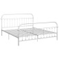 vidaXL Estructura de cama de metal blanco 180x200 cm vidaXL Estructura de cama de metal blanco 180x200 cm
