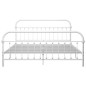 vidaXL Estructura de cama de metal blanco 180x200 cm vidaXL Estructura de cama de metal blanco 180x200 cm