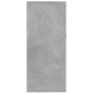 vidaXL Aparador de madera contrachapada gris hormigón 88x30x70 cm vidaXL Aparador de madera contrachapada gris hormigón 88x30x70 cm