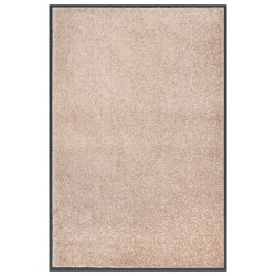 vidaXL Felpudo beige 80x120 cm