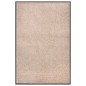 vidaXL Felpudo beige 80x120 cm vidaXL Felpudo beige 80x120 cm