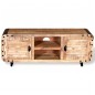 vidaXL Mueble para la TV de madera de mango rugosa 120x30x50 cm vidaXL Mueble para la TV de madera de mango rugosa 120x30x50 cm