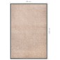 vidaXL Felpudo beige 80x120 cm vidaXL Felpudo beige 80x120 cm