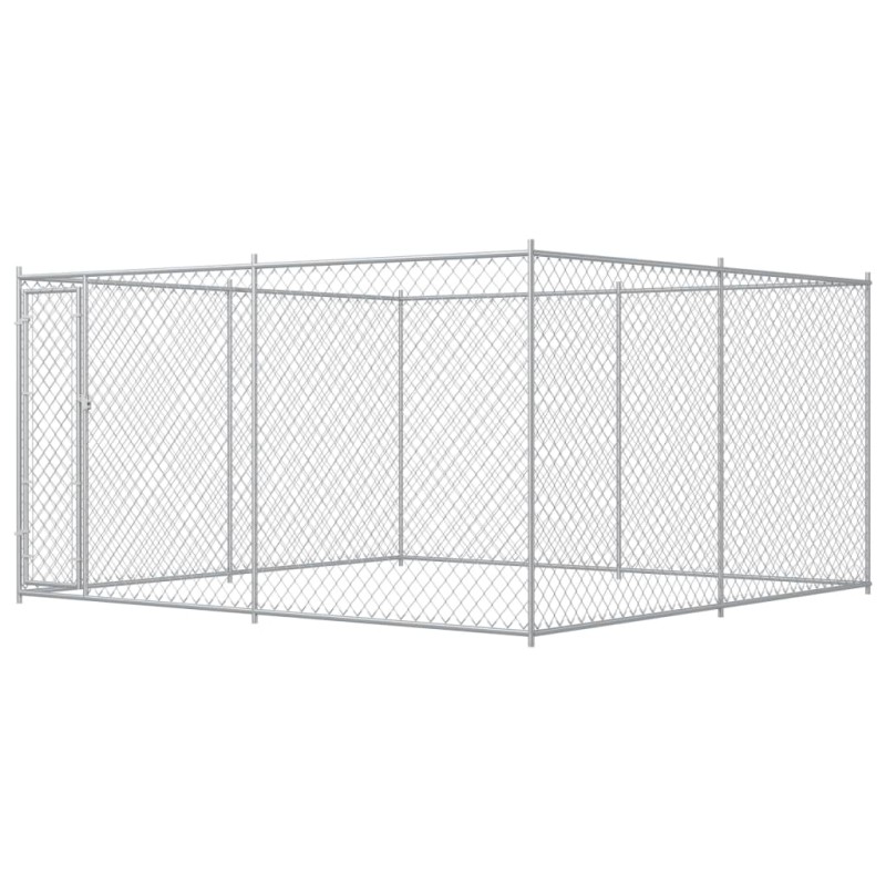 vidaXL Perrera de exterior 383x383x185 cm vidaXL Perrera de exterior 383x383x185 cm