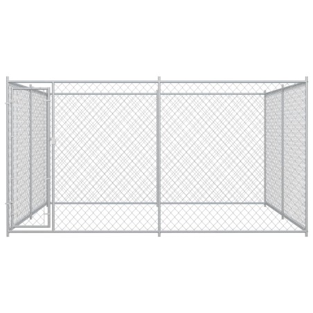 vidaXL Perrera de exterior 383x383x185 cm