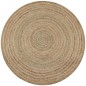 vidaXL Alfombra redonda 120 cm yute trenzado vidaXL Alfombra redonda 120 cm yute trenzado