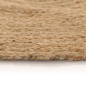 vidaXL Alfombra redonda 120 cm yute trenzado vidaXL Alfombra redonda 120 cm yute trenzado