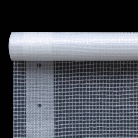 vidaXL Lona impermeable 260 g/m² 4x10 m blanca