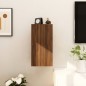 vidaXL Muebles para TV de pared 2 uds roble marrón 30,5x30x30 cm vidaXL Muebles para TV de pared 2 uds roble marrón 30,5x30x30 cm