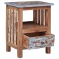 vidaXL Mesita de noche de madera maciza reciclada 41x30x50 cm vidaXL Mesita de noche de madera maciza reciclada 41x30x50 cm