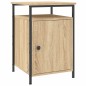 vidaXL Mesitas noche 2 uds madera contrachapada color roble 40x42x60cm vidaXL Mesitas noche 2 uds madera contrachapada color roble 40x42x60cm